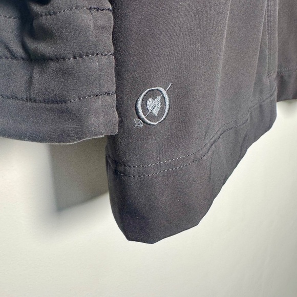 Vintage Obermeyer Hooded Women's Black Winter Coat Sz S - Picture 5 of 8